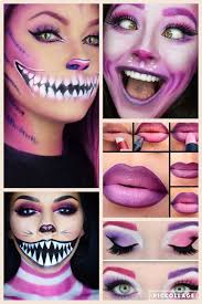 Pink Cheshire Cat Halloween Makeup Ideas Save Money On Costumes By Just Getting Creative With Hai Cat Halloween Makeup Halloween Makeup Halloween Makeup Easy