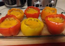 Quinoa and vegetable stuffed peppers recipe. Recipe Of Award Winning Stuffed Bell Peppers Recipe For Food