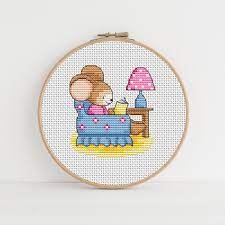 Cross stitch boards cross stitch bookmarks cross stitch alphabet cross stitch animals counted cross stitch patterns cross stitch designs cross stitch embroidery baby motiv cross stitch kitchen. Furry Tales Reading Mouse Cross Stitch Pattern Lucie Heaton Cross Stitch Designs