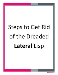 Lateral Lisp Materials Lisp Speech Language Therapy Speech Therapy Activities