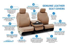Car seat covers are made to be universal, but you may have to work a bit to make sure they are snug. Coverking Genuine Leather Custom Seat Covers