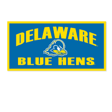 The university campus sits adjacent to main street, the heart of newark's commercial and community life, complete with quaint. Delaware Blue Hens Horizontal Multi Color Logo Banner From Collegiate Pacific Barnes Noble At University Of Delaware