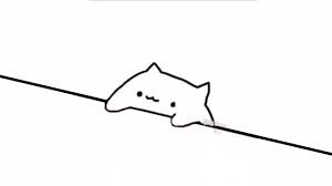 Bongo Cat Down Under Youtube Cat Dog Cartoon Cats Black Cat Silhouette