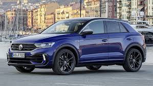 Hd Wallpaper Volkswagen Volkswagen T Roc R Line Blue Car Crossover Car Wallpaper Flare