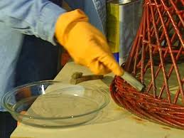How To Remove Paint From Metal And Wicker Remove Paint From Metal Paint Remover Painting Wicker Furniture