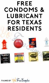 This offer is valid for anyone 18 years or older. Free Condoms Lubricant For Texas Residents Yo Free Samples