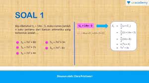 Check spelling or type a new query. Contoh Soal Pembahasan Barisan Dan Deret Kumpulan Contoh Surat Dan Soal Terlengkap