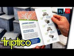 A la hora de imprimirlos primeramente se debe imprimir el lado delantero y posteriormente voltiar la hoja para que en la misma hoja pero por la. Como Hacer Un Triptico Diptico Folleto O Flyers 2018 Aqui Podras Encontrar Que Es Un Triptico Como Hacer Un Triptico Tripticos On Photoshop Lapbook Books