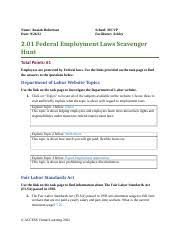 Understanding Federal Employment Laws: Topics, FLSA, and FMLA