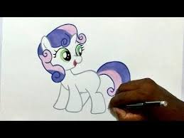 How To Draw My Little Pony Sweetie Belle Easy My Little Pony My Little Pony Rarity Sweetie Belle
