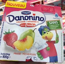 Danonino Aux Fruits Fraise Peche Danone Points Ww
