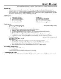 Not every accounting resume requires an objective statement. Best Accounts Receivable Clerk Resume Example Livecareer Resume Objective Examples Resume Template Examples Resume Objective