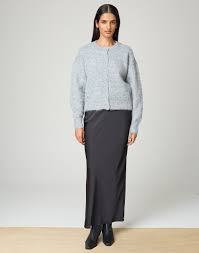 Satin sellers Picot Trim Maxi Skirt