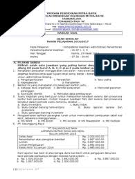 Maybe you would like to learn more about one of these? Contoh Soal Tes Masuk Smk Jurusan Administrasi Perkantoran Dikdasmen