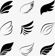 Elementos De Alas Negras Vector Decoracion Ala Png Y Psd Para Descargar Gratis Pngtree Angel Wings Vector Wind Logo Wings Logo