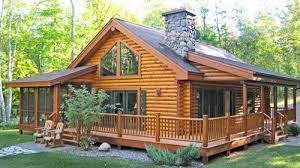 Comfortable and cozy, this log home plan has living space. Log Homes Single Story Google Search Log Home Builders Log Cabin Homes Log Homes
