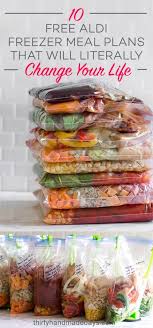 10 Free Aldi Freezer Meal Plans That Will Change Your Life Freezer Meal Planning Freezer Meals Freezer Meal Prep