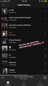 May 06, 2021 · an alternate to seeing who follows your playlist on spotify is to see who follows your personal spotify account. Spotify Playlists Playlist Name Playlist Playlist Names Ideas
