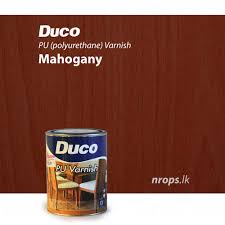 duco wood solvent based polyurethane pu varnish mahogany