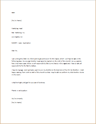 When a student writes a leave application. Leave Application Letter Template For Word Word Excel Templates