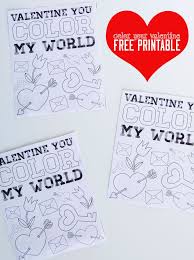 From paper of different colors, cut out three rectangles. Valentine Coloring Pages Free Printable By Love The Day