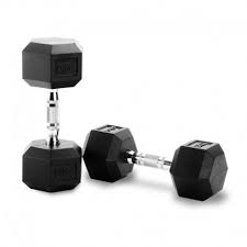 hex rubber dumbbells in pairs 66 00