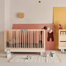 Kutikai Gitterbett Aus Birkenholz 70x140 Hohenverstellbar Modell Roof In Natur Weiss In 2020 Babybetten Kinder Bett Kinderbett