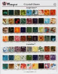 Mayco Crystal Jungle Gem Chip Board In 2019 Glazed Tiles