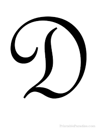 Printable Letter D In Cursive Writing Cursive Letters Fancy Cursive Letters Fancy Cursive