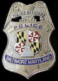 Police Officer Badge Baltimore City Police Badge Police Badge Baltimore Police Police