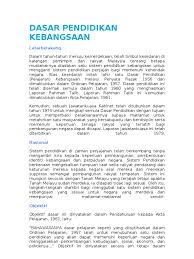 Internasionalisme atau peri kemanusiaan 3. Strategi Dasar Pendidikan Kebangsaan Sila Muat Turun Dokumen Di Bawah