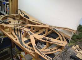 Ho Train Layout Built With Foam Board Google Search Ho Train Layouts Model Trains Model Train Table
