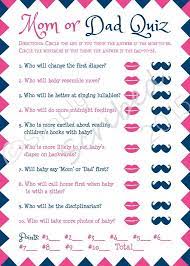 Wizard moms, presidential moms, humanitarian moms, movie moms. Printable Baby Shower Game Mom Or Dad Trivia Navy Blue And Hot Pink Lips And Mustache Printable Baby Shower Games Baby Shower Printables Baby Boy Shower