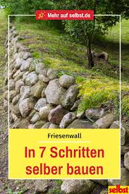 Friesenwall Selbst De Friesenwall Steinmauer Garten Natursteinmauer