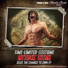 Free fire, attack on titan female bundle Garena Free Fire Monstrosity Takes Form And Humanity Is Discarded The Special Limited Time Attack Titan Bundle Is Now Available Seize The Chance To Embrace The Beast Ffxaot Unleashyourheart Facebook