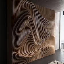 The red grandis eucalyptus wood i used in creating this sculpture is hand chosen for its color and grain. 3d Wave Wall Panels For Home Wall Decoration
