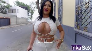 Gia White Super busty MILF fucks young Peruvian out of spite.