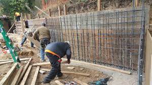 Concrete Retaining Wall Construction Video Concrete Construction Concrete Retaining Walls Retaining Wall Construction Retaining Wall