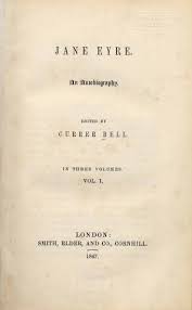 She used the pen name currer bell. Jane Eyre Wikipedia