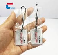 리지드 젤리 NFC 태그 13.56MHz MIFARE DESFire EV1 2K 4K 8K 패시브 에폭시 펜던트 키 체인 RFID 태그  철 후프와 NFC