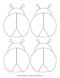 We use butterfly counters to make color patterns. 9 Free Printable Ladybug Templates Cute For Coloring Crafts The Artisan Life