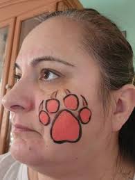 OU Football face paint- Fancy Faces OKC