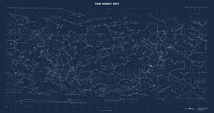 Sky Chart Map Of Stars And Constellations