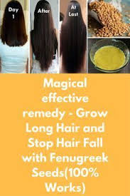 Coconut oil is comprised of medium chain fatty acids that have an easier time crossing cell membranes than short or long chain fatty acids. Magical Effective Remedy Grow Long Hair And Stop Hair Fall With Fenugreek Seeds 100 Works A Mag Grow Long Hair How To Grow Natural Hair Thick Hair Remedies