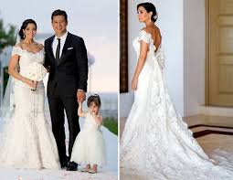 Courtney Mazza Wore A Ultra Romantic Ines Di Santo Gown For Her Mexican Wedding To Mari Mexican Wedding Dress Celebrity Wedding Gowns Celebrity Wedding Dresses