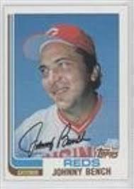 Amazon.com: 1982 Topps Baseball Card #400 Johnny Bench : Collectibles &  Fine Art