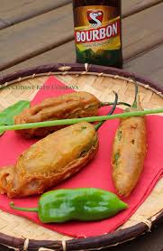 Piments Farcis A La Creole Reunion Ma Cuisine Bleu Combava Piments Farcis Recettes De Cuisine Plat Reunionnais