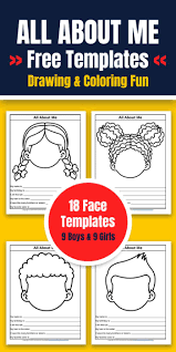 Download and print for free. Free All About Me Printables Templates Homeschool Giveaways
