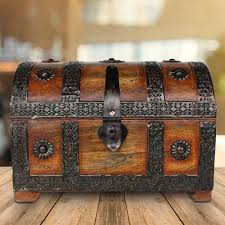 Tap the treasure chest icon to pick up the rewards. Rustic Vintage Style Wooden Treasure Chest Yellow Octopus