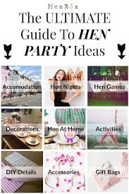 Note that many of our other plots can also be adapted for female groups, or if you have other ideas please see our hints on picking a theme here. Classy Hen Party Ideas The Ultimate Guide To Hen Party Ideas Henbox